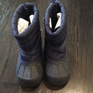 Navy thermolite toddler snow boots GUC